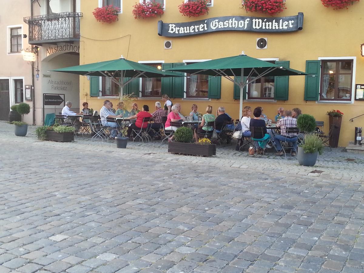 Altstadthotel Brauereigasthof Winkler 베르힝 외부 사진